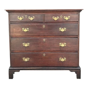18th Century English Oak Chest of Drawers