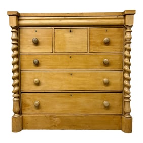 19th Century Scottish Pine Chest of Drawers