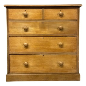 19th Century English Oak Chest of Drawers