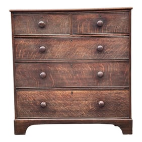 19th Century English Oak Chest of Drawers