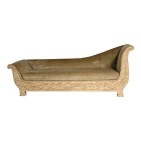 Empire Mahogany Painted Daybed 18Th C. French