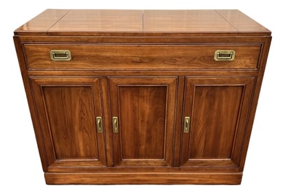Ethan Allen Canova Campaign Flip Top Cherry Buffet Server