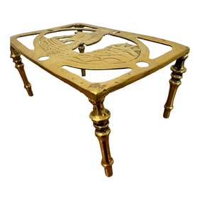 Vintage English Brass Ship Trivet