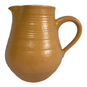 Early 1960s Franciscan Ware Hand Turned Earthenware Pitcher