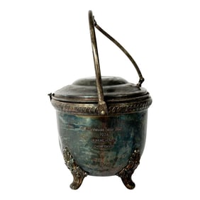 1974 Silver Plate Hunter Horse Show Trophy Ice Bucket
