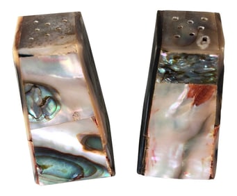 1970s Pearl Salt and Pepper Shakers - A Pair