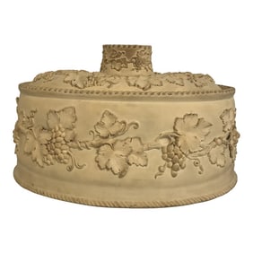 Late 19th Century Large 3pc Antique Wedgwood Caneware Game Pie Dish / Tureen C1870 #4