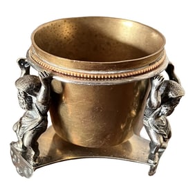 1860s Thomas Latham & Ernest Morton Sheffield Silverplated Dwarf Form Salt Cellar