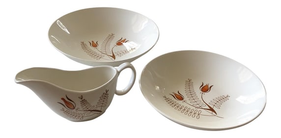 Royal China Ceramic Plate & Pitcher Set 3 Piece