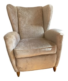 1950s Paolo Buffa Wingback Chair