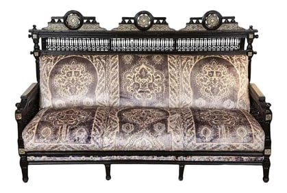 Middle Eastern Egyptian Moorish Settee