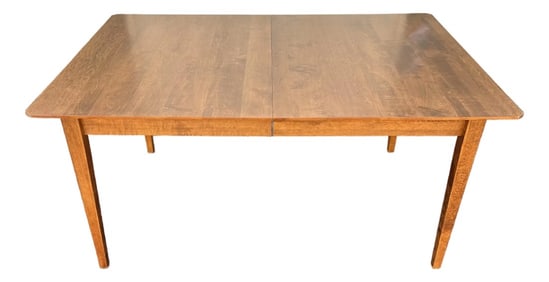 1990s Solid Cherry Farmhouse Kitchen Dining Table