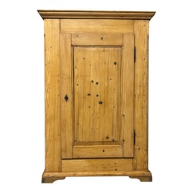 19th Century European Pine and Oak Cupboard