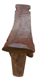 19th Century Carved Lobi Chair