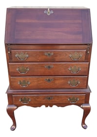 Kling Colonial Queen Anne Cherry Secretary Desk