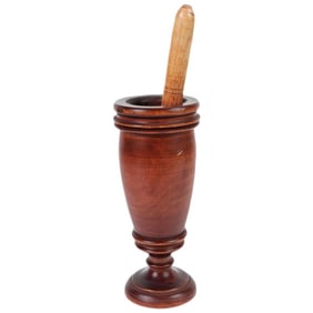 Italian Wooden Mortar and Pestle