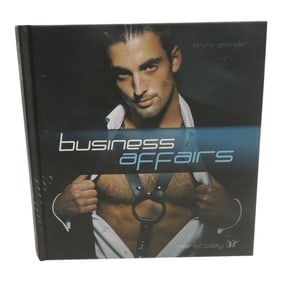 Business Affairs Artistic Portraits of Males Photographs Hardcover Book
