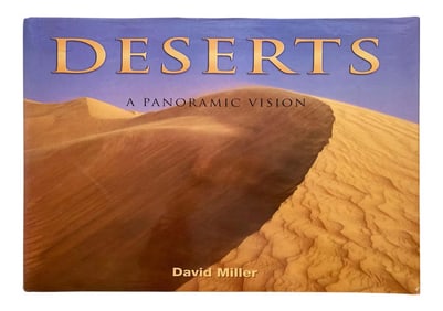 Deserts A Panoramic Vision by David Miller Large Hardcover Book