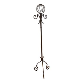 Late 20th Century Vintage Wrought Iron Coat Rack