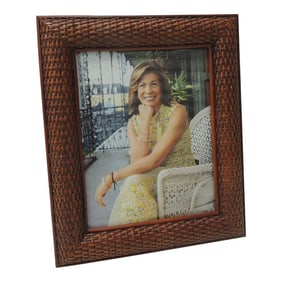 Large Woven Rattan Picture Frame