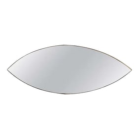 Mid 20th Century Italian Mid-Century Brass Eye Motif / Ellipsis Points Mirror, 1950s