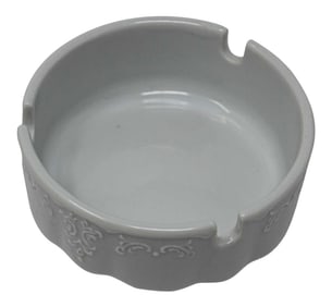White Porcelain Bone China Ashtray Made in Germany