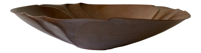 1940s Harry St. John Dixon Hammered Sculptured Copper Bowl