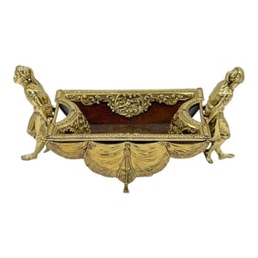 19th Century French Moorish Gilt Bronze Figural Centerpiece