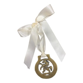 Vintage English Horse Brass Ornament