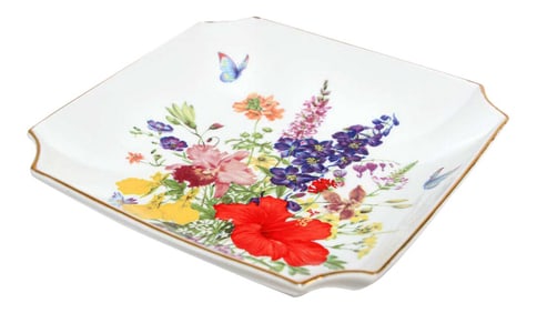 Vintage Japanese Decorative Porcelain Toyo Plate