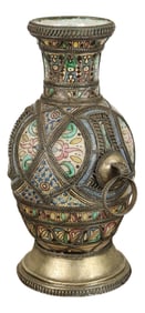 Antique Moroccan Ceramic Vase - 2