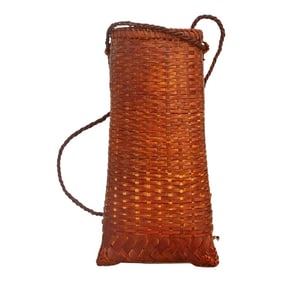 Slim Vintage Asian Farm Basket