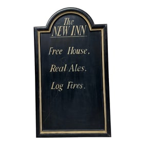 Vintage Handpainted English Pub Sign