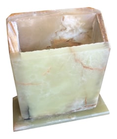 1940s Marble Desk Accessory Holder