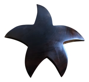 1970s Large Hand Carved Starfish Paper Weight