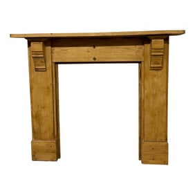 Antique English Pine Mantel