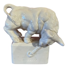 1950s Italian Taurus Zodiac Figure by Cacciapuoti