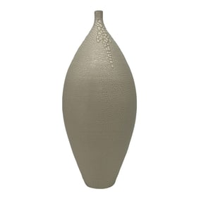 Modernist Hand Thrown Japanese Inspired Ceramic Vase
