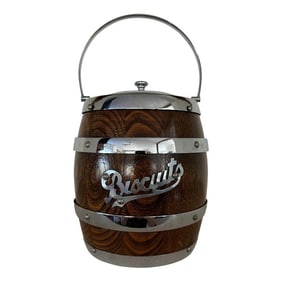 Vintage English Biscuit Barrel