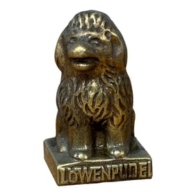 Vintage Brass Poodle