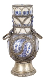 Antique Moroccan Ceramic Vase - 3