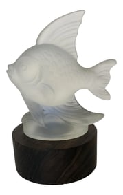 Vintage Sabino-Style French Opalescent Art Glass Fish Sculpture or Paperweight Figurine