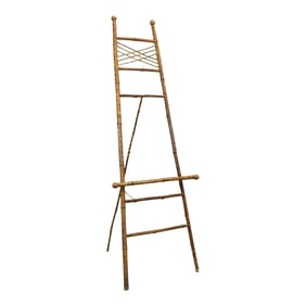 Late 19th Century Faux Bamboo Easel Tortoiseshell Paint Finish