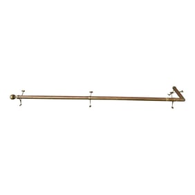 Vintage Brass Foot Rail