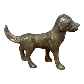 Vintage Brass Dog