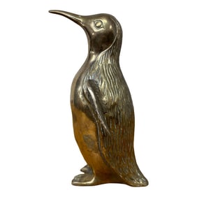 Vintage English Brass Penguin