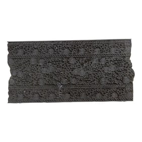 Floral Vintage Wooden Printing Block II