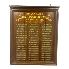 Antique English Recognition Board
