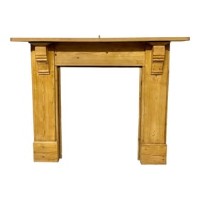 Antique English Pine Mantel