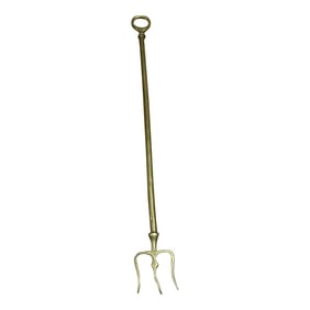 Vintage English Brass Toasting Fork